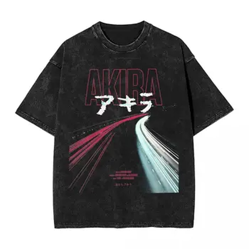 تي شيرت مانغا أكيرا بتصميم جرا - مراجعة Graphic Tee Oversized وسعره
