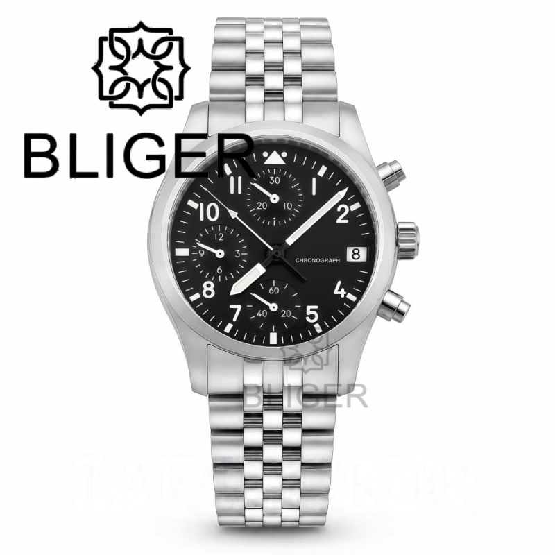 ساعة BLIGER سوداء بالكامل بتصم - مراجعة Men'S Fashion Jewelry وسعره