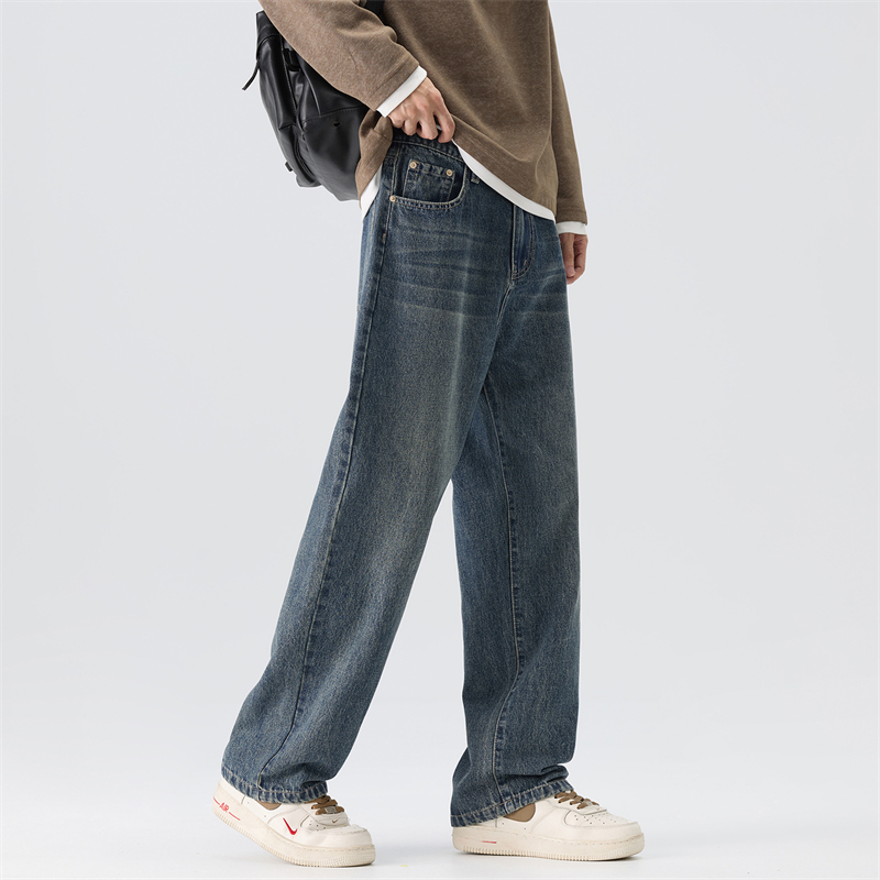 جينز رجالي بتصميم فينتاج واسع  - مراجعة Men'S Fashion Nova Jeans وسعره