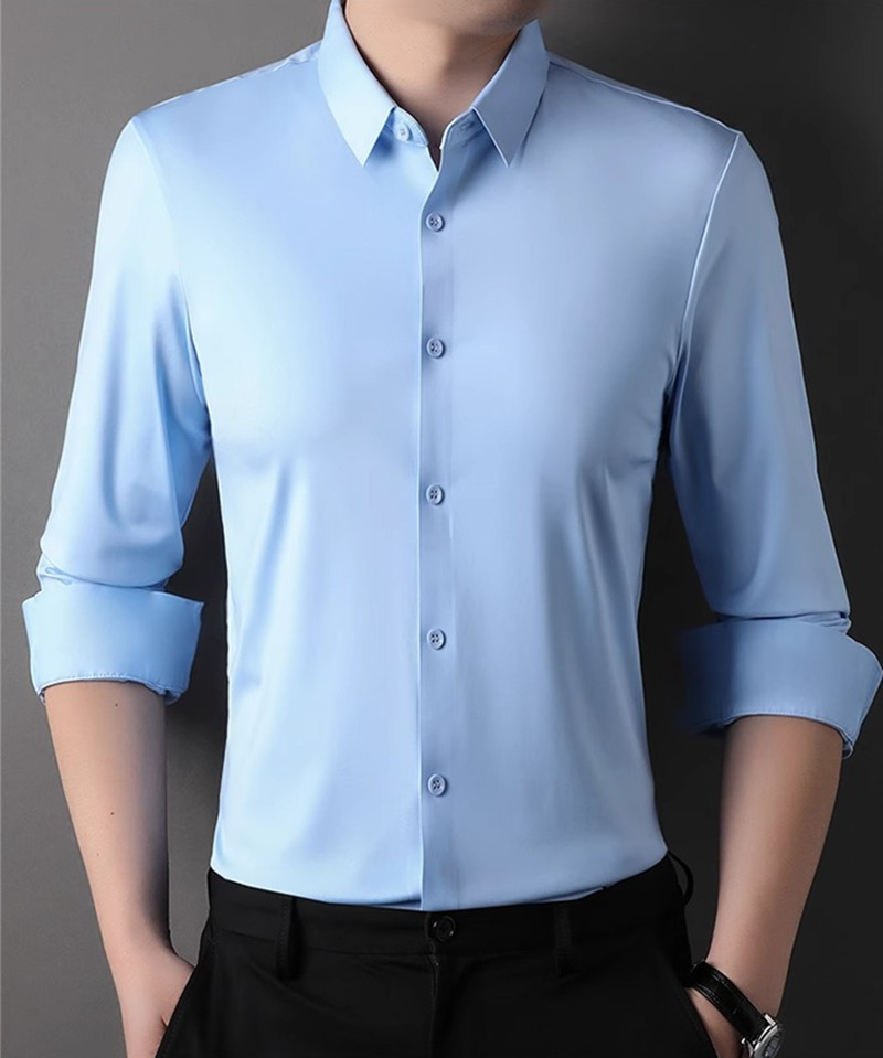 مرونة عالية الرجال فستان قميص  - مراجعة Dress Shirt Non-Iron وسعره