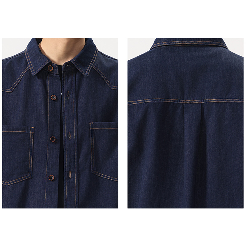 الصيف خفيفة الوزن رقيقة قميص د - مراجعة Jeans Shirt Fashion For Men وسعره