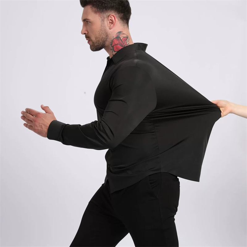 قميص رجالي فاخر بأكمام طويلة م - مراجعة Dress Shirt Non-Iron وسعره
