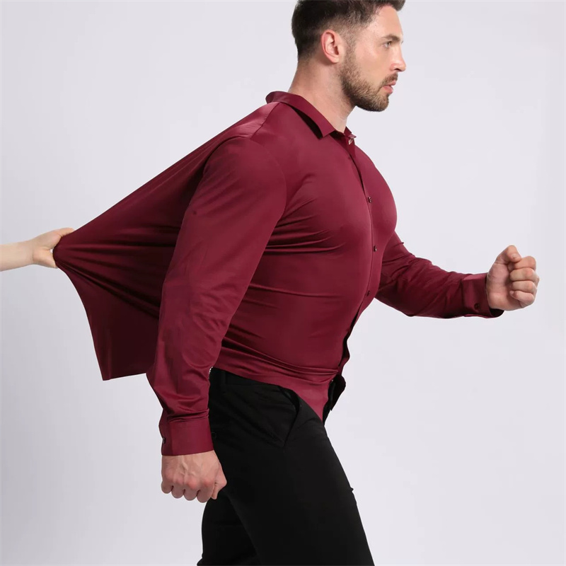 قميص رجالي فاخر بأكمام طويلة م - مراجعة Dress Shirt Non-Iron وسعره