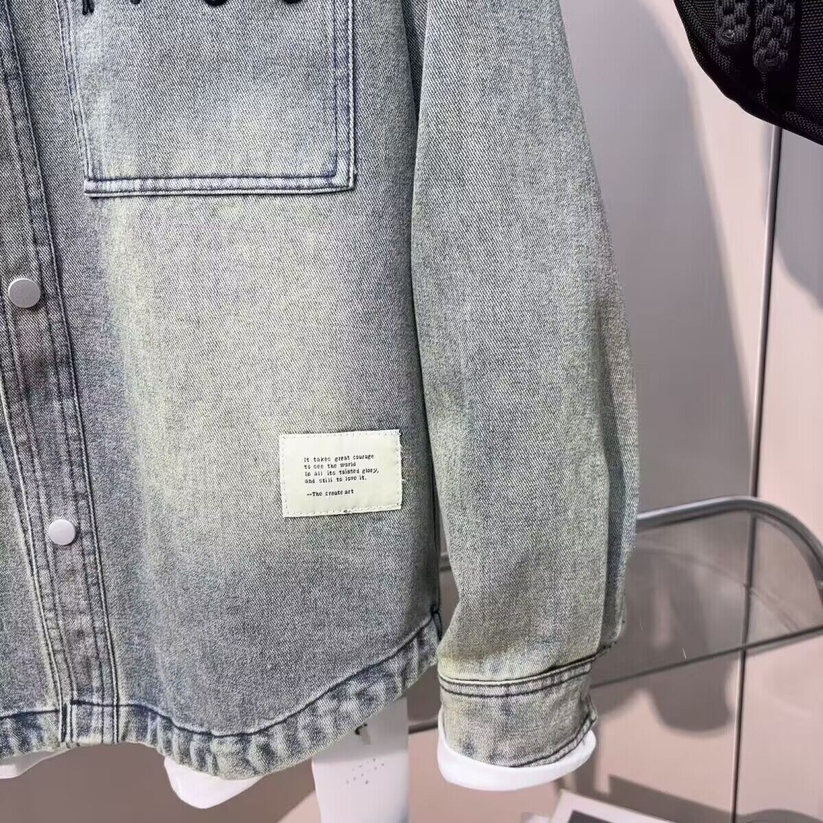 خمر نظيفة صالح ربيع الخريف كاو - مراجعة Jeans Shirt Fashion For Men وسعره