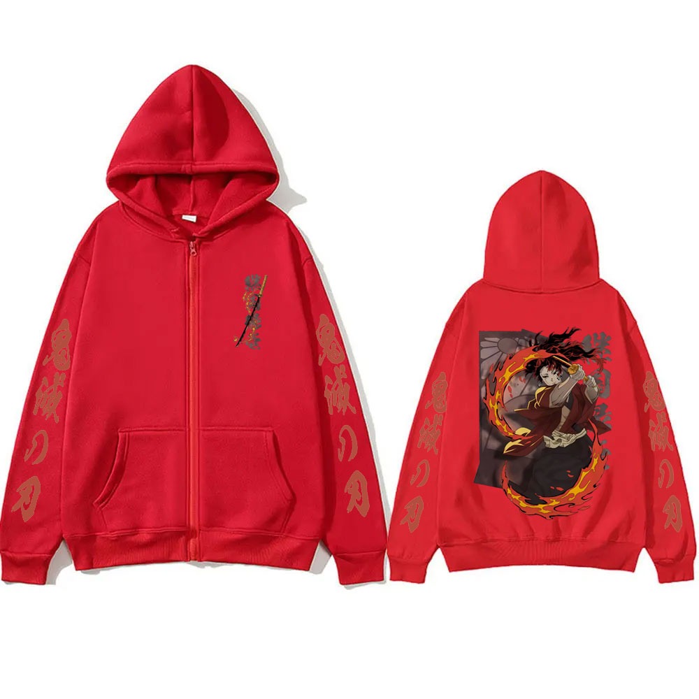 جديد شيطان القاتل Tsugikuni Yo - مراجعة Mens Fashion Zip Up Hoodies وسعره