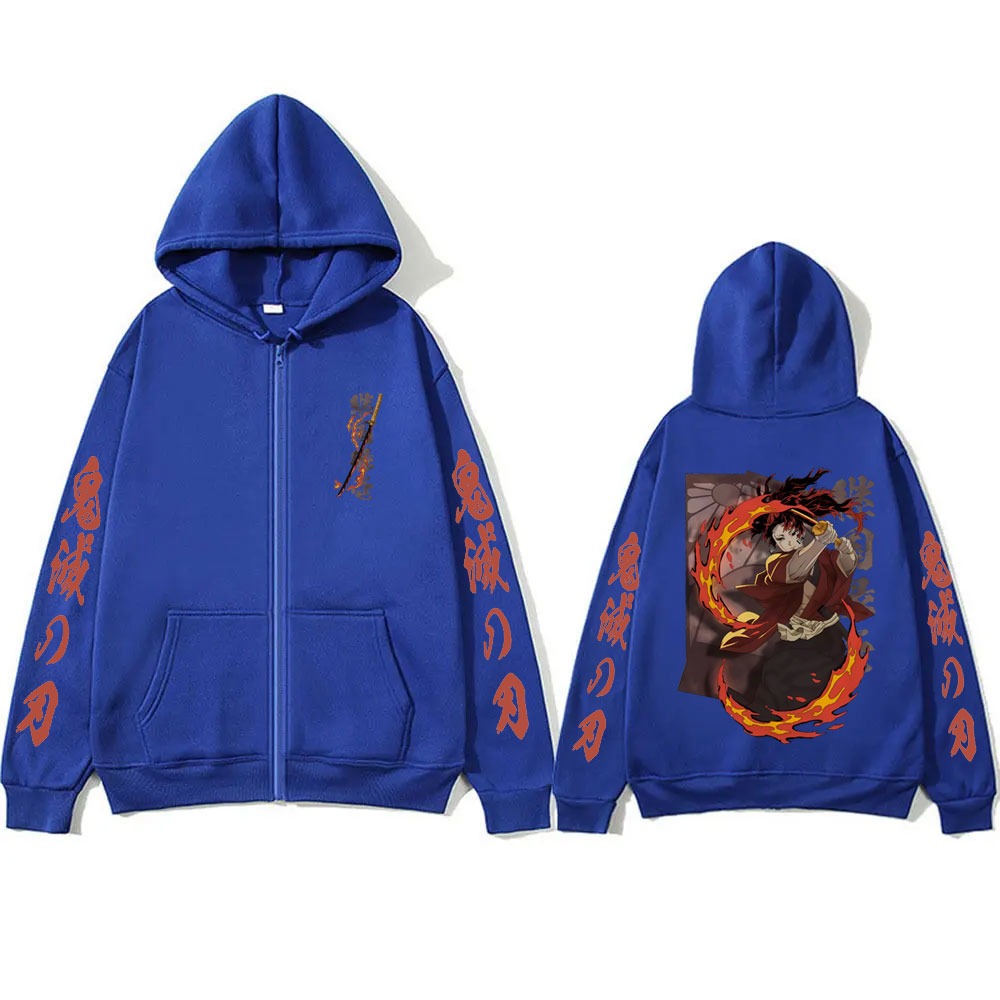 جديد شيطان القاتل Tsugikuni Yo - مراجعة Mens Fashion Zip Up Hoodies وسعره
