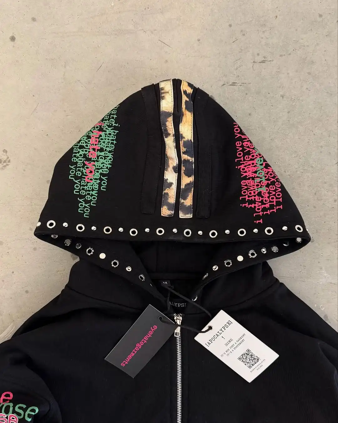Eyehategarment الشارع موضة هود - مراجعة Mens Fashion Zip Up Hoodies وسعره