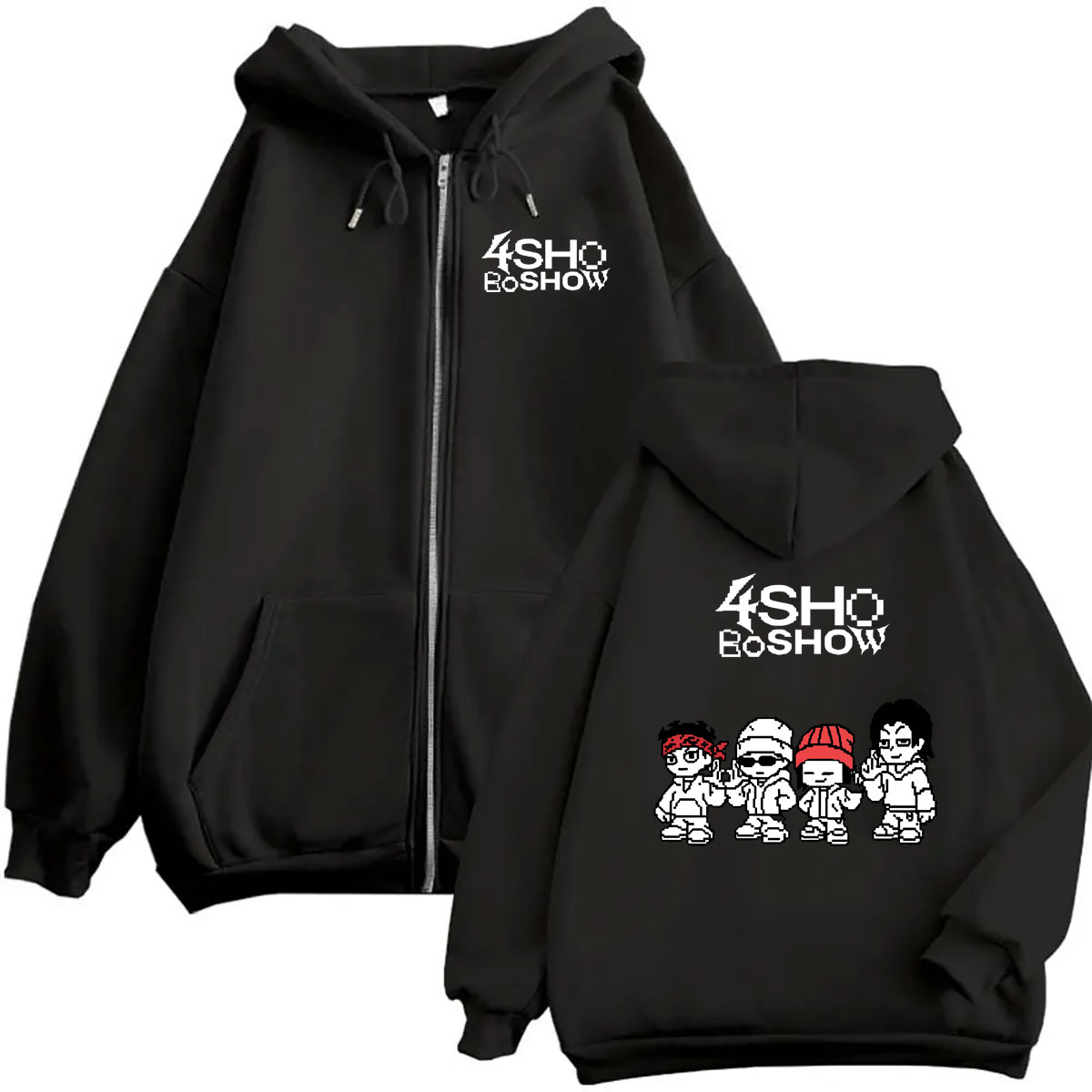 جاكيت بسحاب هودي 4SHOBOIZ من ف - مراجعة Mens Fashion Zip Up Hoodies وسعره