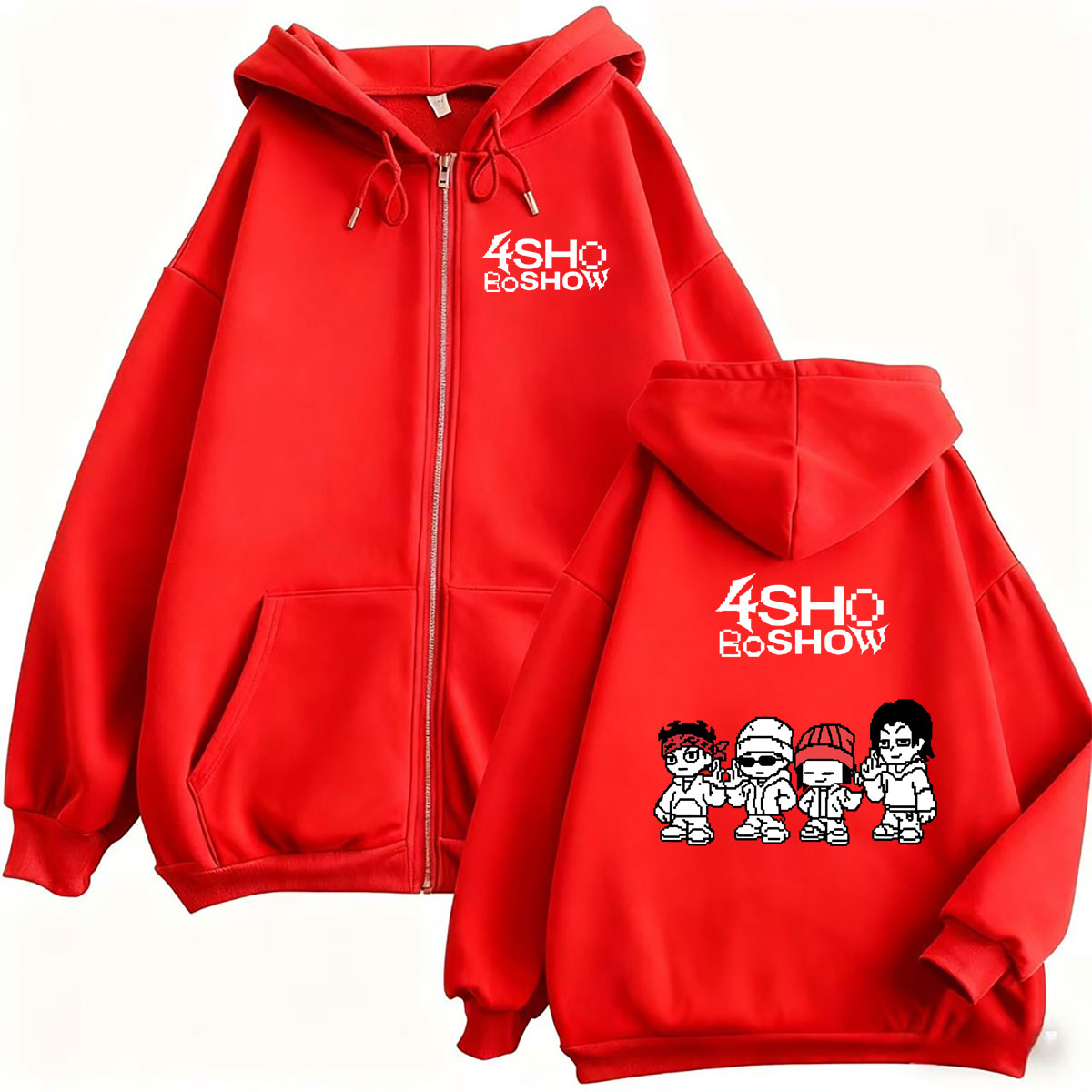جاكيت بسحاب هودي 4SHOBOIZ من ف - مراجعة Mens Fashion Zip Up Hoodies وسعره