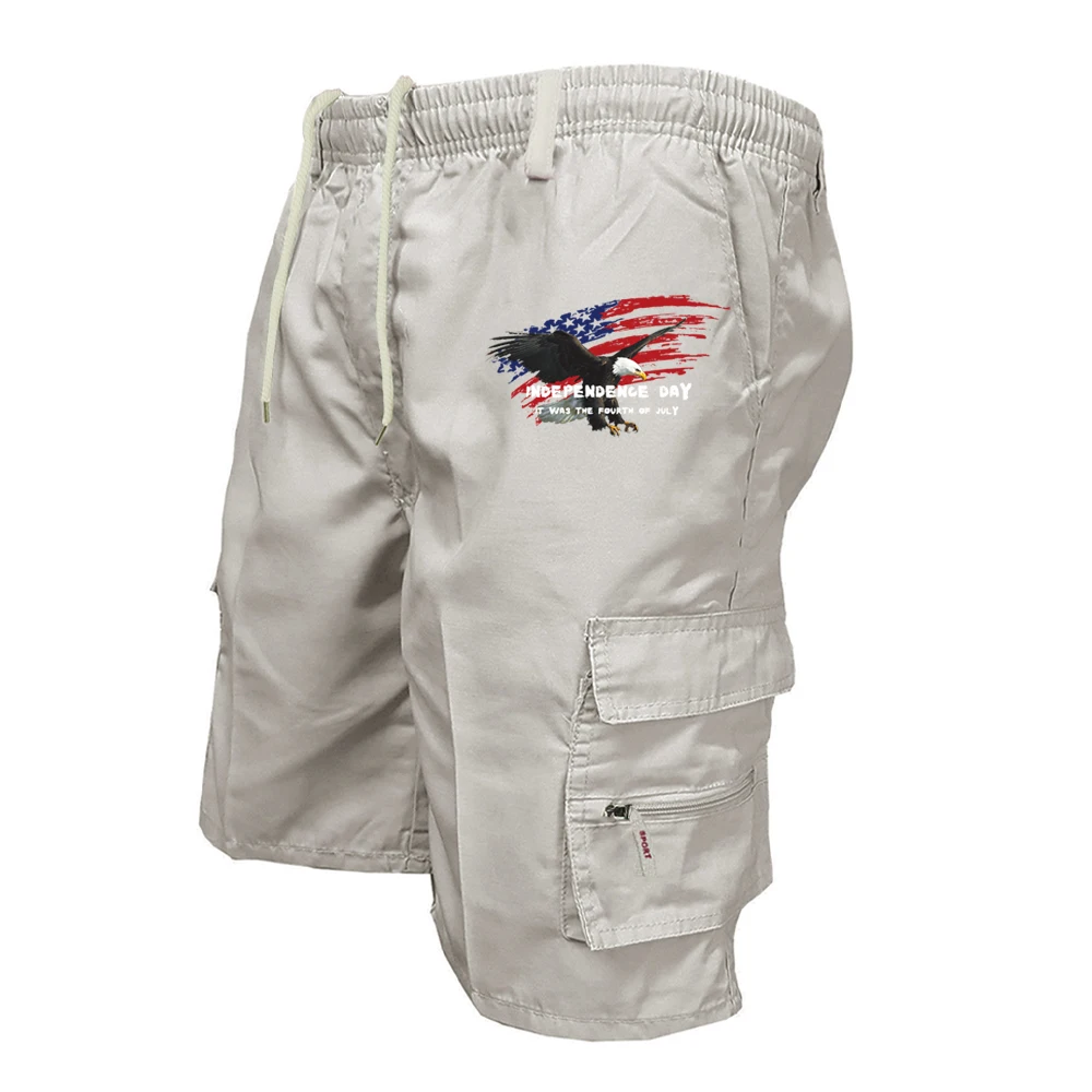 شورت رجالي صيفي بتصميم عسكري،  - مراجعة Mens Fashion Cargo Pants وسعره