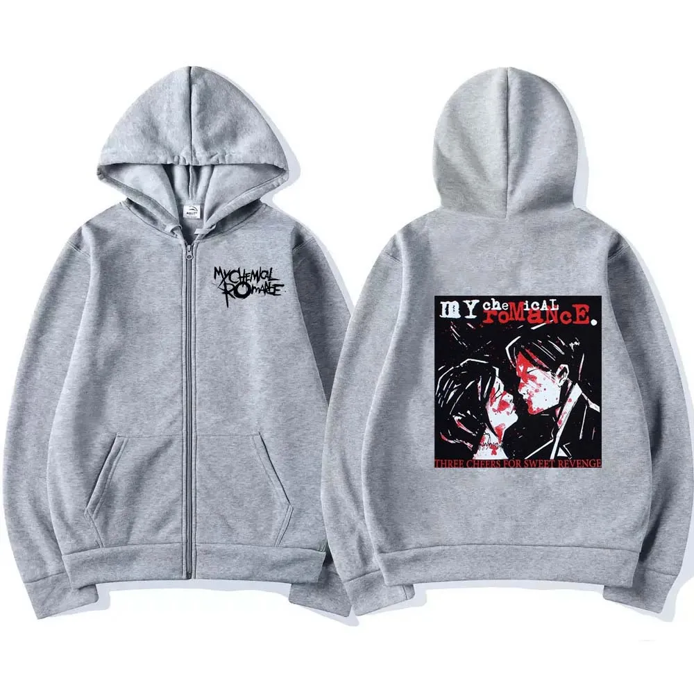 روك باند بلدي الكيميائية الروم - مراجعة Mens Fashion Zip Up Hoodies وسعره