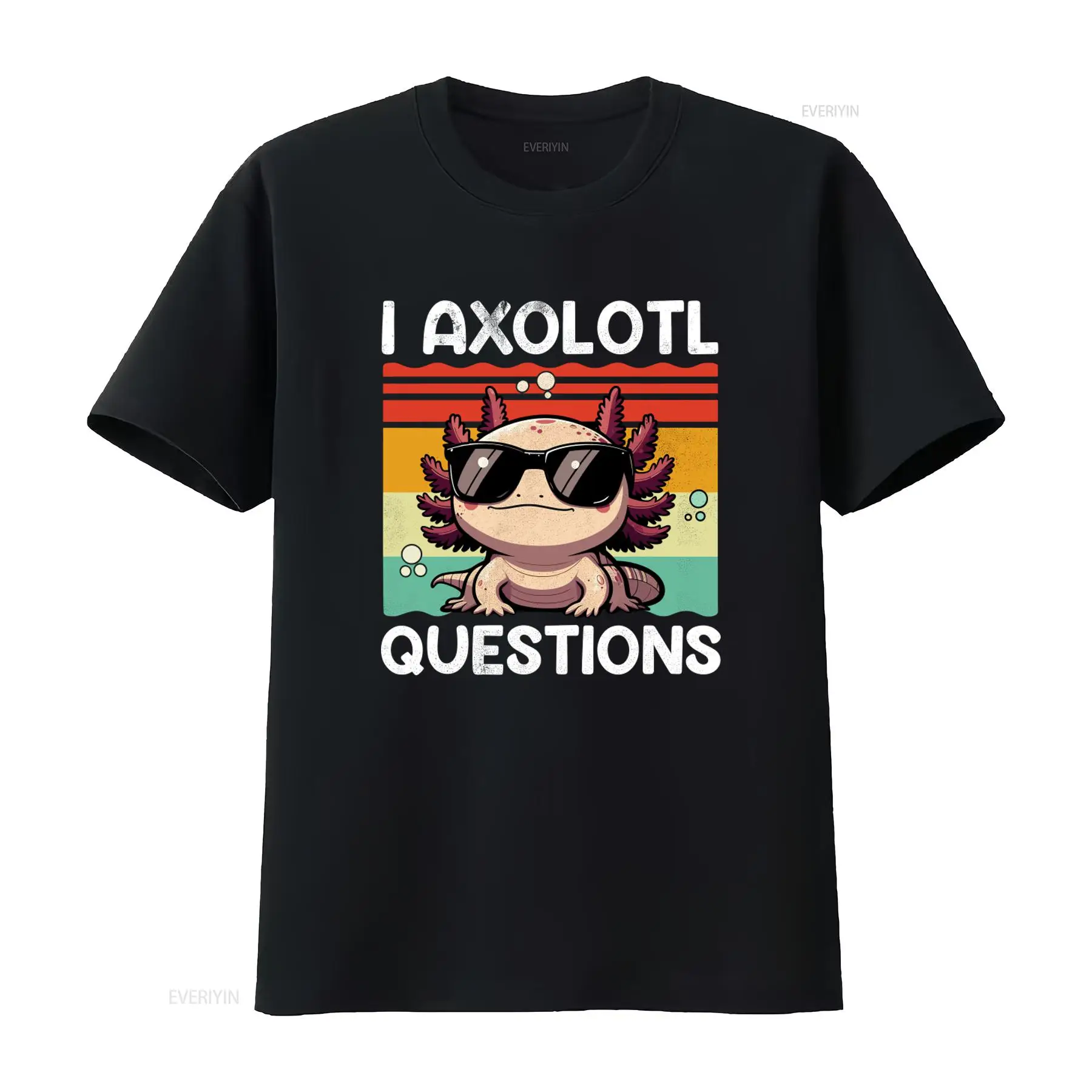تي شيرت ريترو فينتاج I Axolotl - مراجعة Men'S Fashion Questions وسعره
