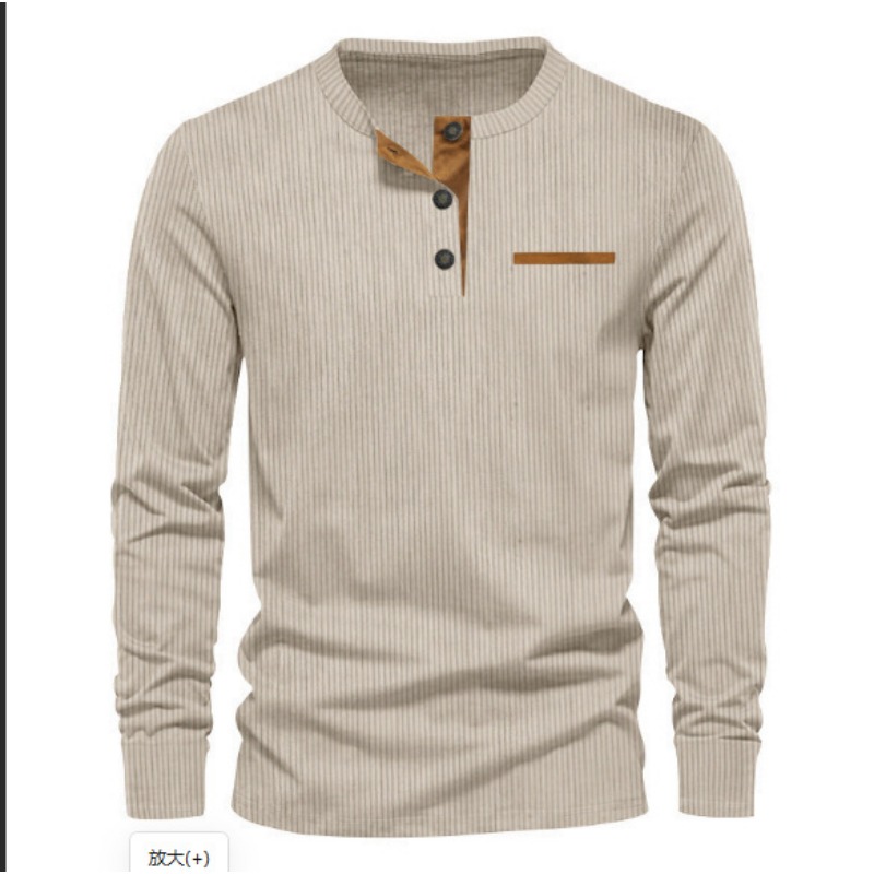 قميص رجالي بأكمام طويلة وياقة  - مراجعة Mens Fashion Wear وسعره